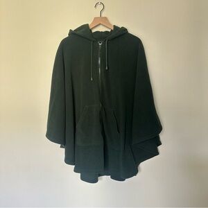 LAVON Green Hooded Cape